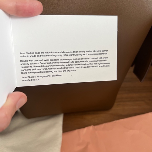 Acne Studios - Mini Musubi Bag - Brown - EUC - Picture 9 of 16